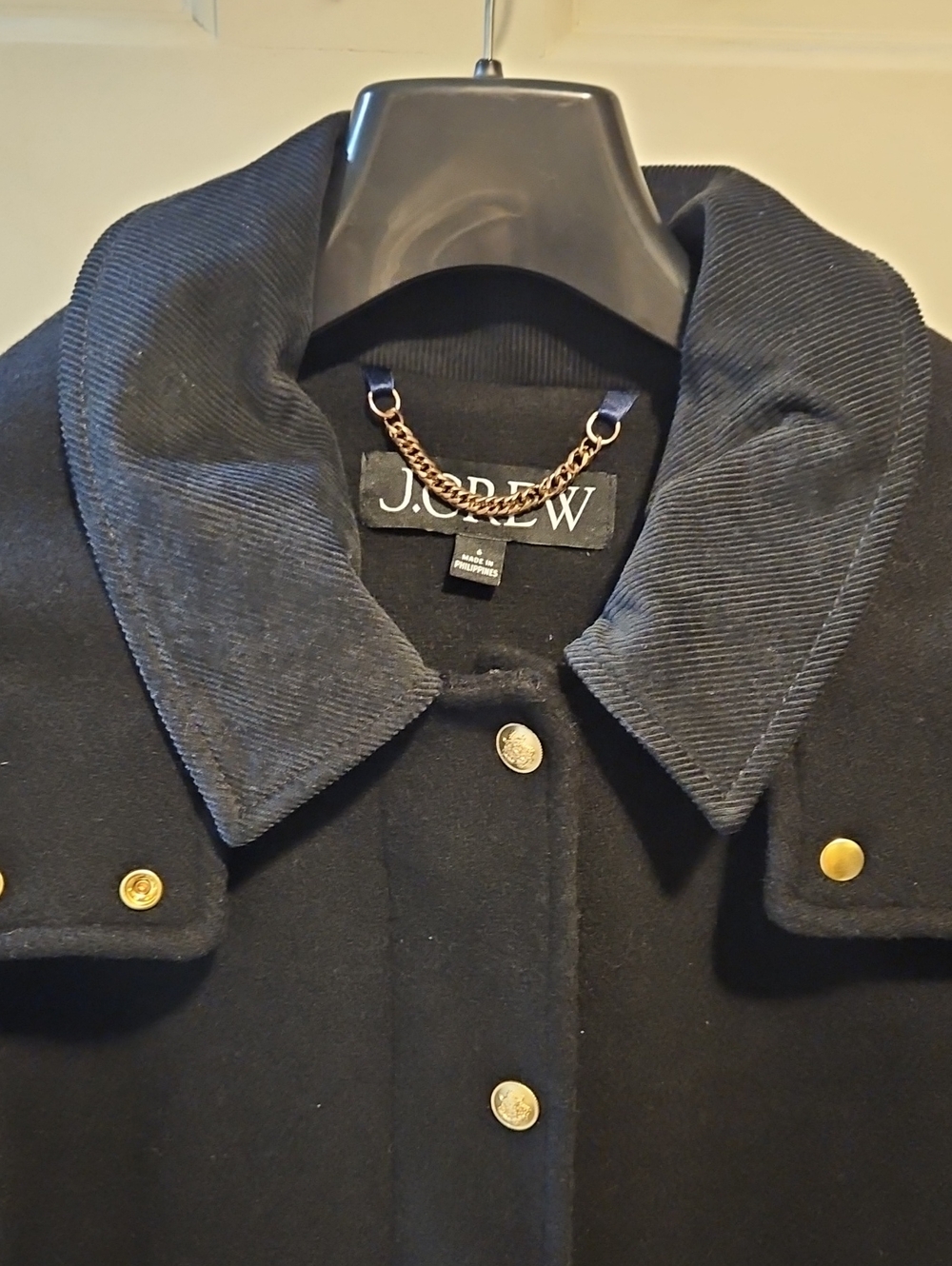 J. Crew Stowe parka in Italian stadium-cloth Black. - Picture 6 of 10